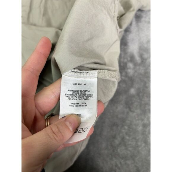 Columbia PFG Short Sleeve Button Down Shirt Men's Size Medium Beige - Picture 7 of 11